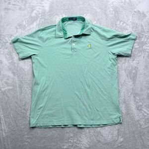 Clubhouse Collection Masters Polo Shirt Mens XL Green Short Sleeve Made in Italy